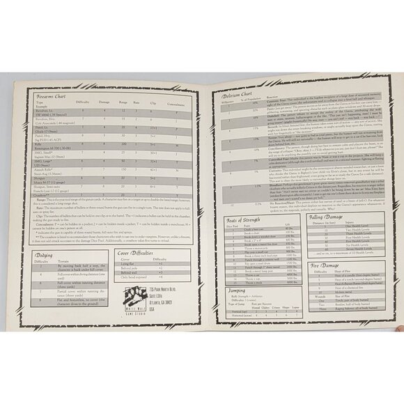 White Wolf AD&D WEREWOLF The Apocalypse - Storyteller's Screen - Picture 8 of 8